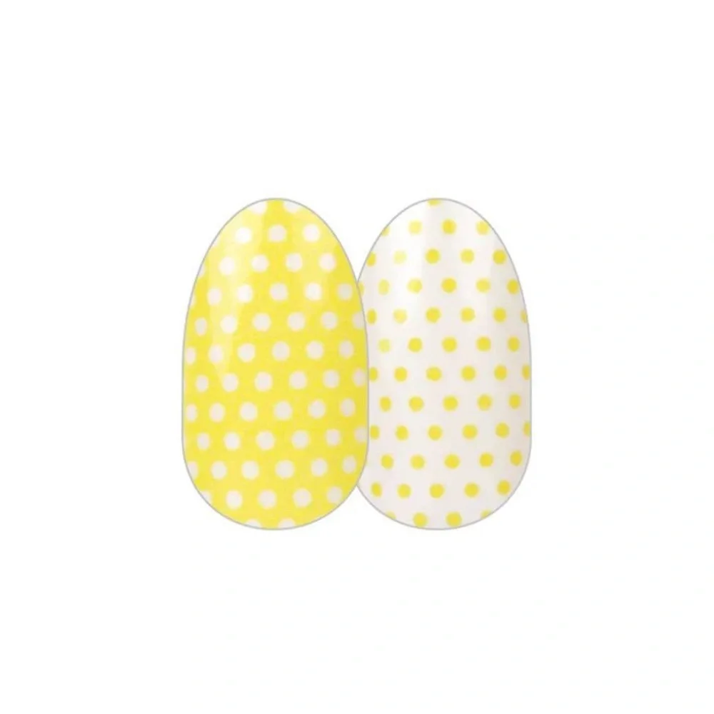 *Retired* Color Street: Bikinis and Bellinis | Polka Dot Yellow White Summer - Picture 10 of 11